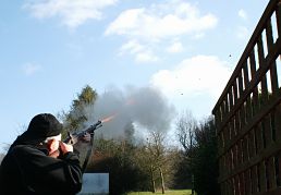 Black Powder Clay Pigeon Shooting