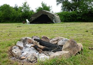 Army Tent Glamping in the Peak District HDK