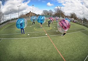 Bubble Football Football Group Activity